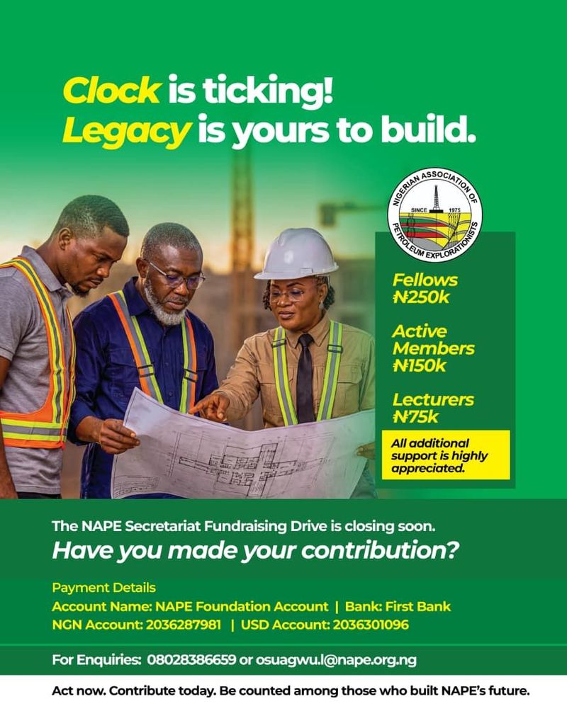 NAPE Secretariat Fundraising Drive: Contributions Still Ongoing