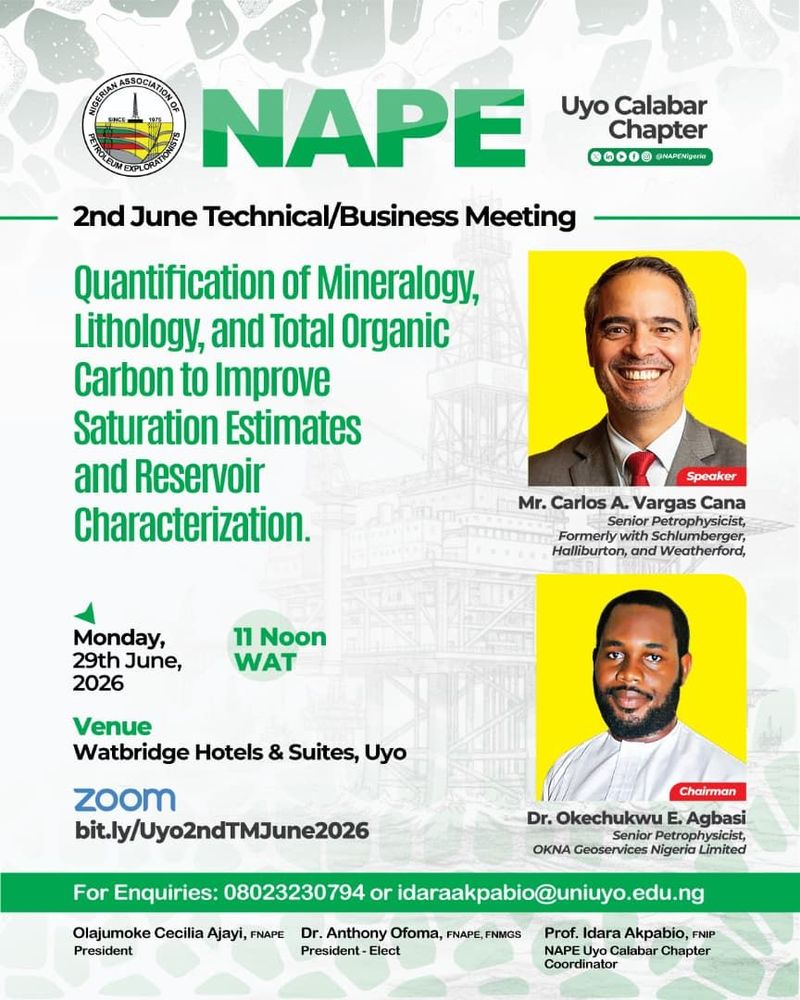 NAPE Uyo Calabar Chapter 2nd June Technical/Business Meeting